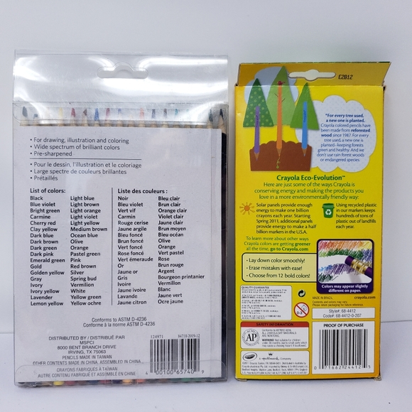 Crayola Toys Artists Loft Colored Pencils 36 Pc Draw Design Art